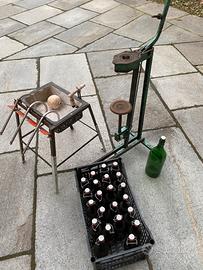 Attr per cantina 22 bott per birra 25 bottiglioni