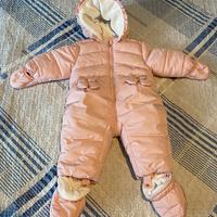 Prénatal Tuta neve bimba rosa