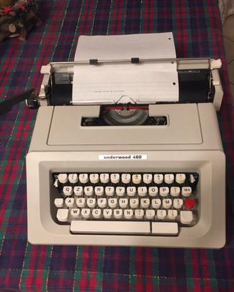 Macchina da scrivere UNDERWOOD 460