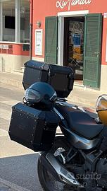 Tris borse in alluminio Kappa (Givi) nuove