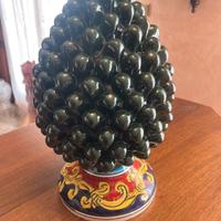 Pigna siciliana di caltagirone h35 cm