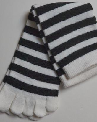 calzini bianconeri condita senzatallone mistolana