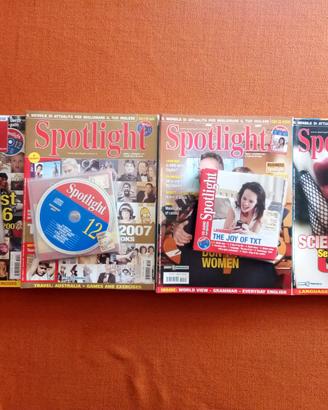 Lotto Spotlight 33 riviste + cd x imparare inglese