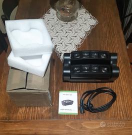 Effetto luce led luci feste dj mini spider light