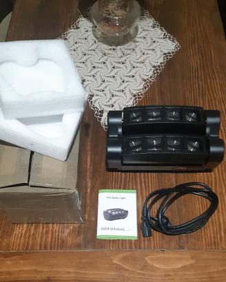 Effetto luce led luci feste dj mini spider light