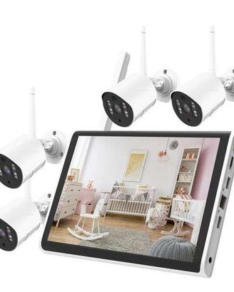 Kit Telecamere Videosorveglianza Nvr 4 Canali Senz