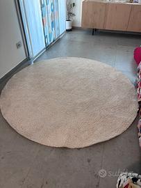 Tappeto rotondo 200cm beige