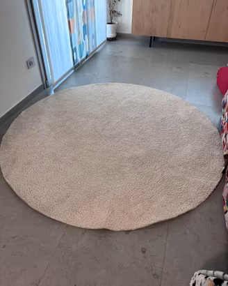 Tappeto rotondo 200cm beige