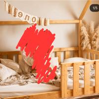 Struttura letto Montessori  da una piazza e mezzo