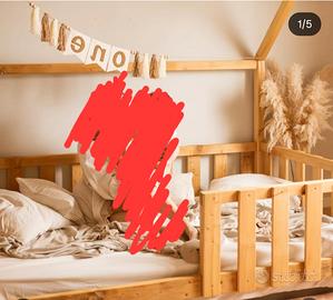 Struttura letto Montessori  da una piazza e mezzo