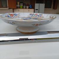 Alzata in ceramica di Faenza 