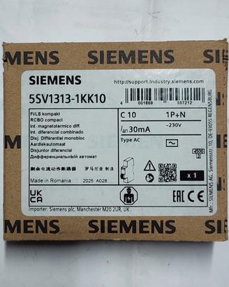 differenziale Siemens c10 type AC 
