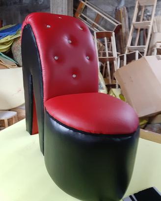 Poltrona a tacco scarpa vari colori
