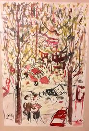 Acquerello del pittore Giuseppe Viola