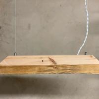 Lampada a sospensione LED in legno