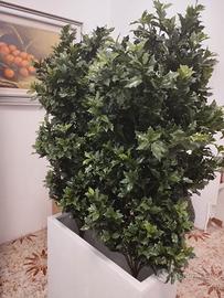 pianta finta da esterno con vaso 