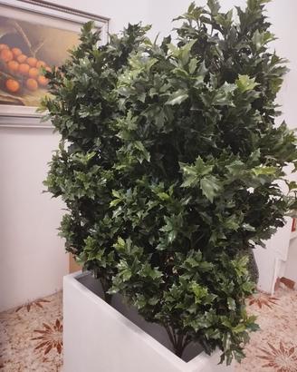 pianta finta da esterno con vaso 
