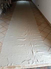 Pezza di tessuto in puro lino naturale 8 x 1,5 met