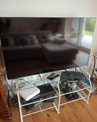Tavolino vetro e ferro verniciato IKEA