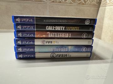 Pacchetto 6 giochi PS4