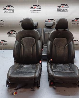 Set sedili in pelle nera audi q5 s-line / 2008-201