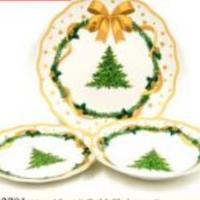 servizio di piatti di natale 