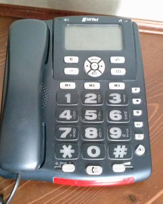 Telefono fisso con telecomando salvavita