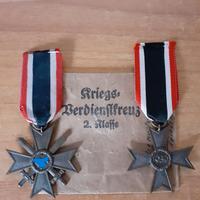 Militaria-lotto 2 Medaglie al Merito