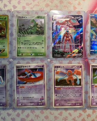 Carte Pokemon Jap Vintage e Promo. Deoxys, Scyther