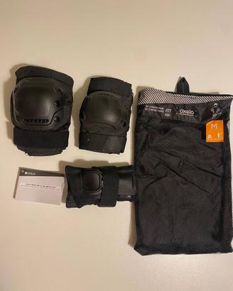 Set protezioni Oxelo Fit 500 taglia M nuovo