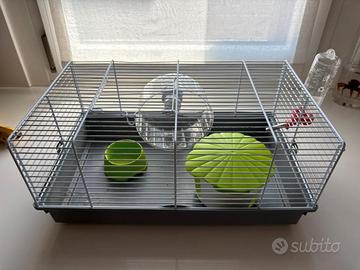 Gabbia per criceti con RUOTA SILENZIOSA