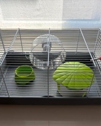 Gabbia per criceti con RUOTA SILENZIOSA