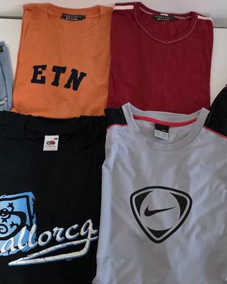 Stock magliette t-shirt polo XL Terranova Nike