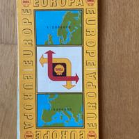 Carta stradale Europa Shell 1956