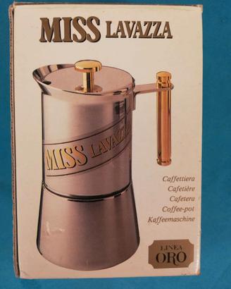 Caffettiera Miss Lavazza Linea Oro 4 tazze