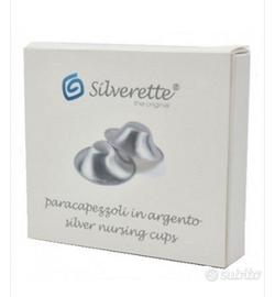 Silverette copri capezzoli paracapezzoli argento