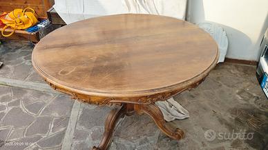 Tavolo tondo in legno diametro 120
