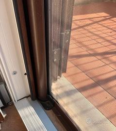 Coppia zanzariere porte finestre