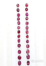 Gemme Rubino rosso, 26 pezzi, 2,65 ct