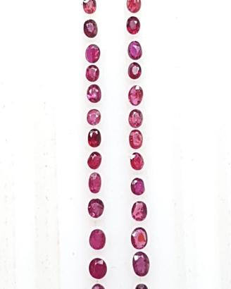 Gemme Rubino rosso, 26 pezzi, 2,65 ct