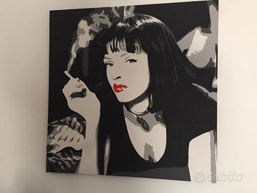 Quadro Pulp Fiction Mia Wallace Uma Thurman