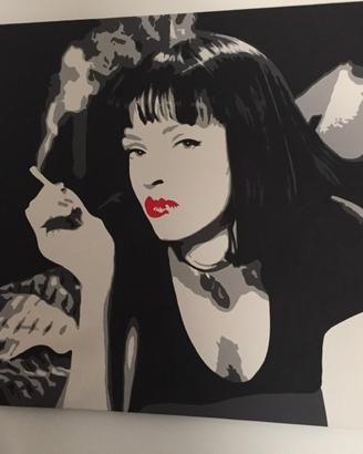 Quadro Pulp Fiction Mia Wallace Uma Thurman