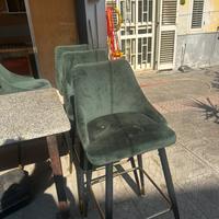 4 sedie da bancone o cucina