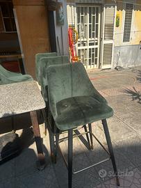 4 sedie da bancone o cucina