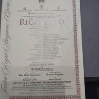 volantino opera Rigoletto Teatro Regio dì Parma 