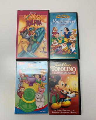 4 vhs per bambini