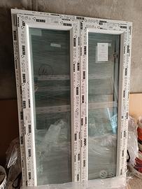 6 Finestre PVC REHAU euro 70 nuove-vsg- misure in 