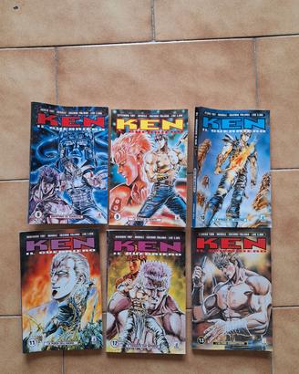 Lotto 6 Manga Ken Il Guerriero Star Comics 90