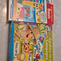 2 giochi carotina e clementoni 