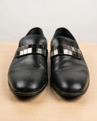 Mocassini Salvatore Ferragamo Uomo 45 Pelle Nera